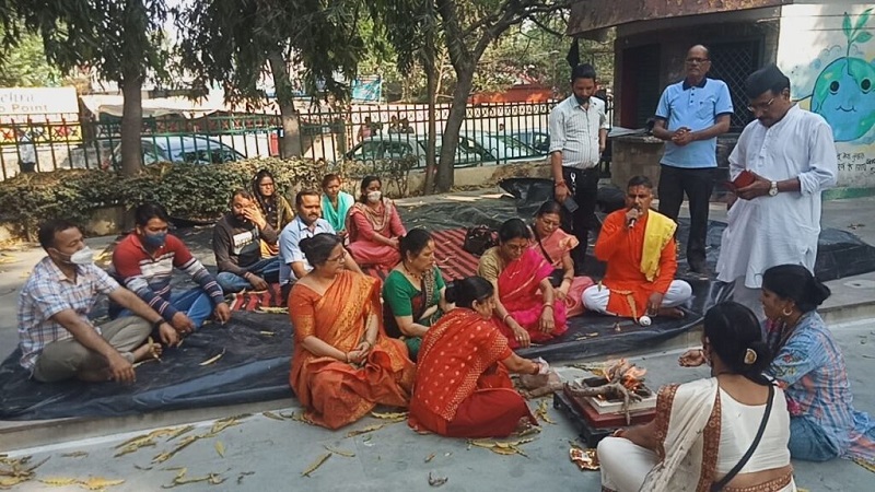 भू-अध्यादेश अधिनियम अभियान फिर हुआ सक्रिय, हवन व मंत्रणा सभा का किया गया आयोजन ।
