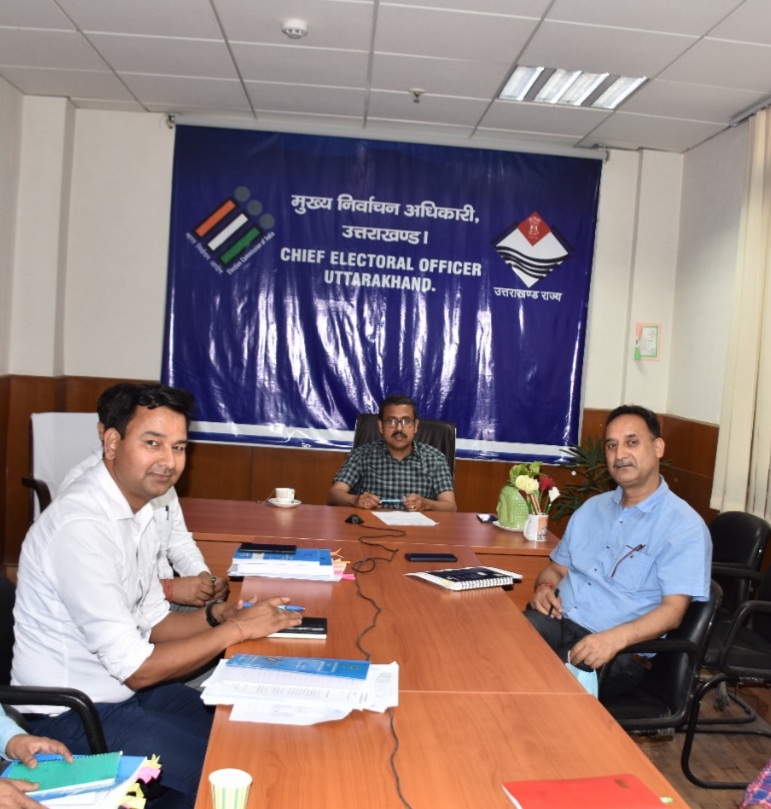 जिला निर्वाचन अधिकारी, चम्पावत को निष्पक्ष, शांतिपूर्ण और स्वतंत्र चुनाव संपन्न कराने हेतु मुख्य निर्वाचन अधिकारी ने दिए दिशा निर्देश ।