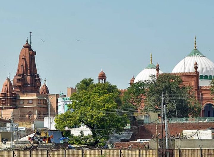 श्री कृष्ण जन्म भूमि को लेकर लगातार घमासान जारी, शाही ईदगाह मस्जिद को गंगाजल से शुद्ध करने की उठी मांग ।
