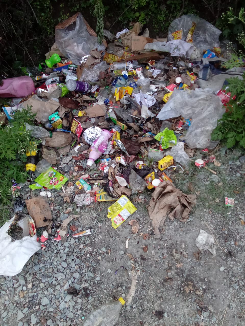 जिला पंचायत के ठेकेदार की मनमानी से बाजार में बिखरा पड़ा कूड़ा दिखा रहा है स्वच्छ भारत मिशन को ठेंगा। NIU