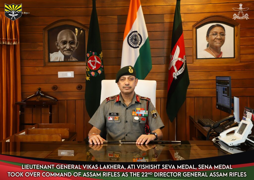 लेफ्टिनेंट जनरल विकास लखेरा, एवीएसएम, एसएम ने महानिदेशक असम राइफल्स की विधिवत नियुक्ति की ग्रहण l NIU लेफ्टिनेंट जनरल विकास लखेरा, एवीएसएम, एसएम ने महानिदेशक असम राइफल्स की विधिवत नियुक्ति की ग्रहण l NIU