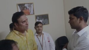 भारतीय क्रिकेटर वीवीएस लक्ष्मण ने श्रीराम जन्मभूमि तीर्थक्षेत्र में श्री सत्य साईं संजीवनी हॉस्पिटल की ओर से संचालित निःशुल्क यात्री चिकित्सा शिविर का किया भ्रमण