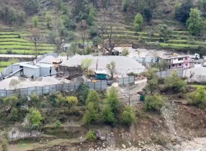 पिंडर घाटी के तीनों स्टोन क्रेशरों के रवनों के ऑनलाइन पोर्टल खनन विभाग ने किये बन्द 