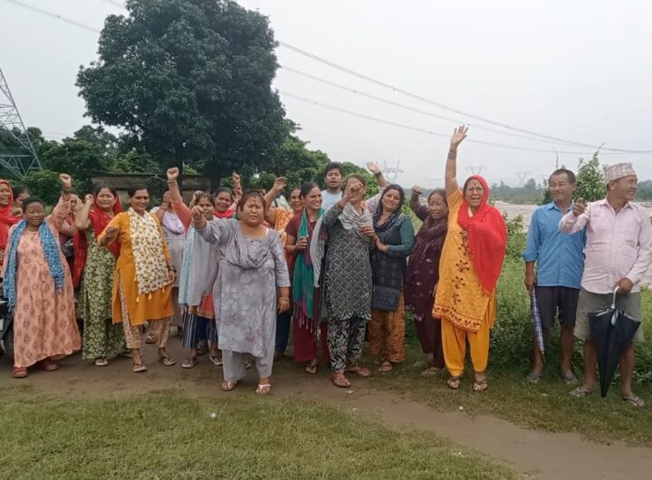 साहबनगर में ग्रामीणों का फूटा गुस्सा, सिंचाई विभाग के खिलाफ लगे ‘मुर्दाबाद’ के नारे
