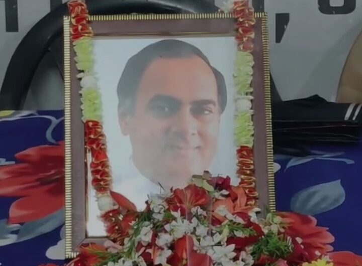 मसूरी में धूमधाम से मनाई गई पूर्व प्रधानमंत्री राजीव गांधी की जयंती