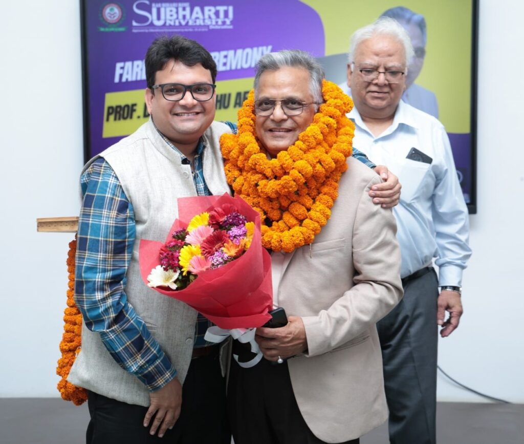 डॉ. हिमांशु ऐरन को भावपूर्ण सम्मान, नए राष्ट्रीय दायित्व की ओर प्रस्थान, फूल-मालाओं से सजी गरिमामयी विदाई । NIU