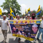 “4600 ग्रेड पे” पुलिस परिजनों की मांग: उमा सिसोदिया के नेतृत्व में AAP कार्यकर्ताओं ने किया पुलिस मुख्यालय का घेराव । NIU