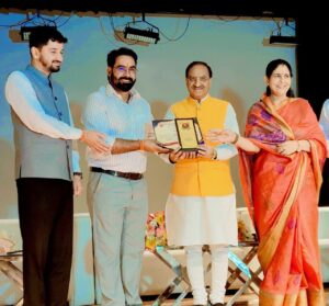पत्रकार जितेन्द्र गौड़ हुए सम्मानित, ह्यूमैनिटी  सोशल ऑर्गेनाइजेशन ने दिया विशेष सम्मान। NIU