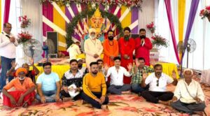 ननिहाल में विराजे गणपति, दक्षेश्वर महादेव मंदिर में विधिवत हुई प्रतिमा स्थापना