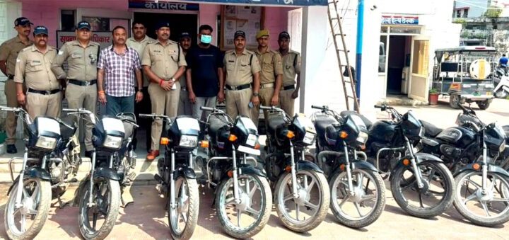 पुलिस के हत्थे चढ़ा शातिर वाहन चोर