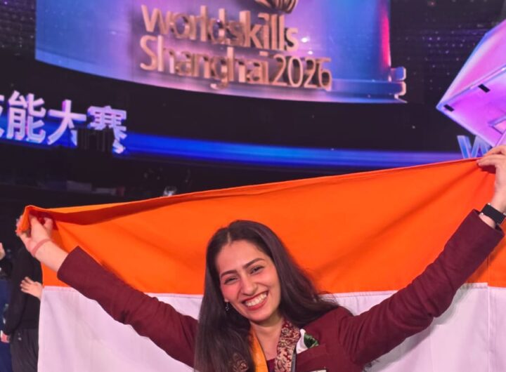 वर्ल्डस्किल्स प्रतियोगिता-2026 में उत्तराखंड की सानिया जोशी एवं पार्थ वोहरा ने भारत के लिए जीते रजत पदक