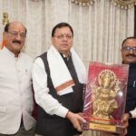 मुख्यमंत्री धामी से मध्य प्रदेश के कैबिनेट मंत्री राकेश शुक्ला ने की शिष्टाचार भेंट। NIU