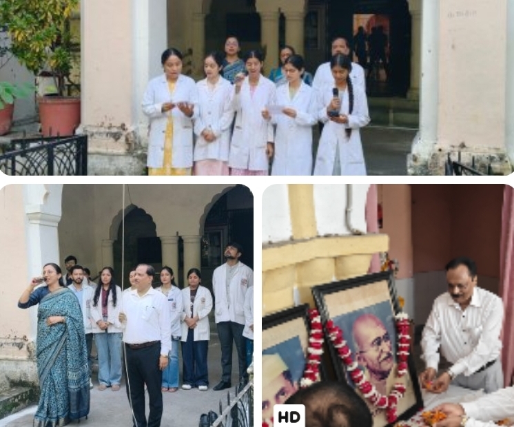 ऋषिकुल आयुर्वेद परिसर में गांधी-शास्त्री जयंती पर स्वच्छता का संदेश