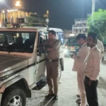 हरिद्वार पुलिस ने नो-एन्ट्री में भारी वाहनो के विरूद्ध चलाया चैकिंग अभियान