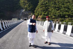 156 करोड़ रुपये की लागत से निर्मित पुल-सुरंग मार्ग पर ट्रायल के आधार पर आवागमन शुरू