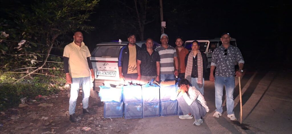 ऋषिकेश में अवैध शराब के साथ मेरठ का युवक गिरफ्तार, क्रेटा कार से 10 पेटी बरामद, आबकारी की छापेमारी लगातार जारी। NIU