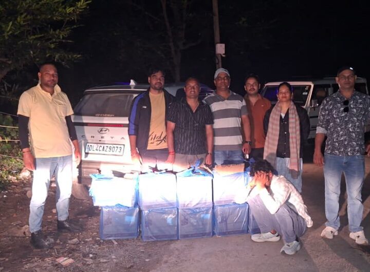 ऋषिकेश में अवैध शराब के साथ मेरठ का युवक गिरफ्तार, क्रेटा कार से 10 पेटी बरामद, आबकारी की छापेमारी लगातार जारी। NIU