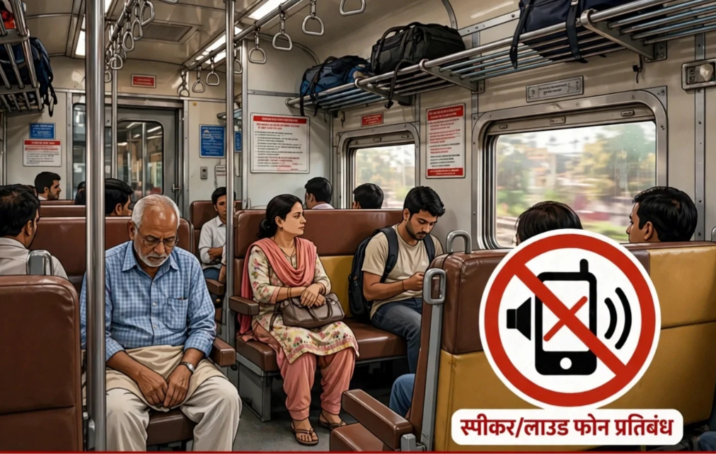 ट्रेन में मोबाइल पर तेज आवाज में गाने सुनना, वीडियो देखना या स्पीकर पर बात करना अब पड़ सकता है महंगा